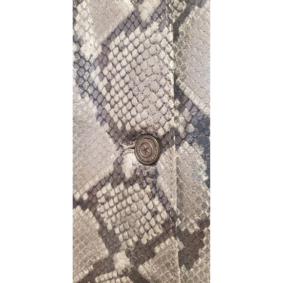 GOLDEN GOOSE Embossed Leather Mini Skirt Size s/4/IT40 - Picture 2 of 8
